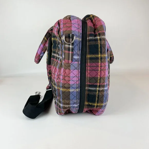 Vera Bradley Lay Flat Weekender Cozy Plaid - Picture 2 of 12
